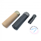 AIRSOFT ARTISAN SF STYLE 5INCH MINI SILENZIATORE nero