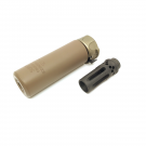 AIRSOFT ARTISAN SF STYLE 5INCH MINI SILENZIATORE col Tan