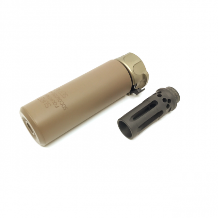 AIRSOFT ARTISAN SF STYLE 5INCH MINI SILENZIATORE col Tan