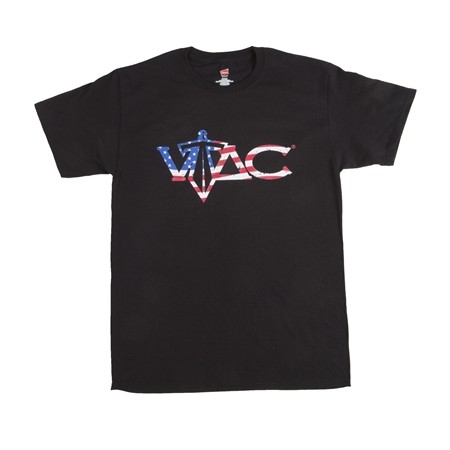 Vtac usa flag scudo tshirt large